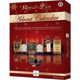 Alkoholový adventní kalendář Abtey Royal de Lys 290g