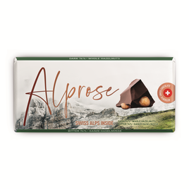 Alprose Švýcarská hořká čokoláda s lískovými ořechy 300g