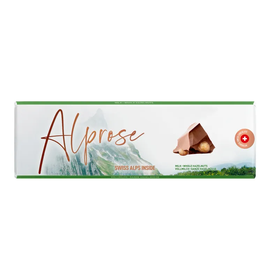 Alprose mléčná čokoláda s ořechy 300g