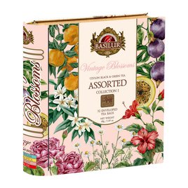 Basilur čajová kniha Vintage Blossoms 32x1,5g