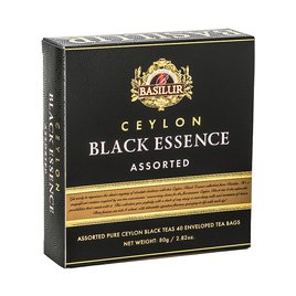 Basilur Černý čaj kolekce Black Essence 40 gastro sáčků