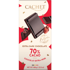 Cachet Extra hořká čokoláda 70% 100g