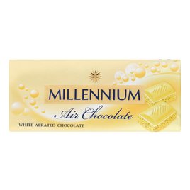 Millennium Air Bílá bublinková čokoláda 90g