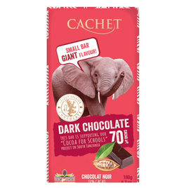 Cachet Belgická extra hořká čokoláda 70% 180g