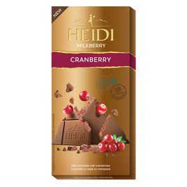 Heidi Milkberry Mléčná čokoláda s brusinkami 80g