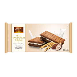 Feiny Slepované kakaové sušenky 185g
