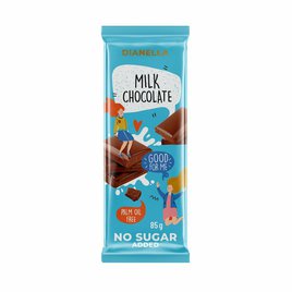 Dianella čokoláda Sugar free Mléčná 85g