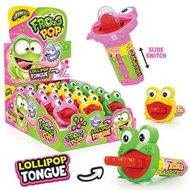 JohnyBee Frog pop lízátko žába 10g