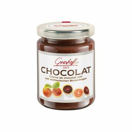 Čokoládový krém z Hořké čokolády se Sicilskými Červenými Pomeranči 250g Min.trv. 3.2024