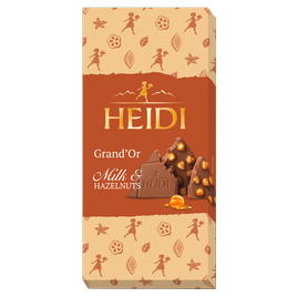 Čokoláda Heidi mléčná karamelizované ořechy 100g