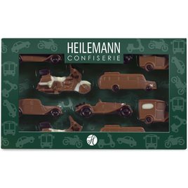Heilemann Dárková kazeta čokoládové figurky auta 100g