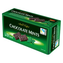 Chocolate Mints Hořké čokoládové plátky s mátovou náplní 200g