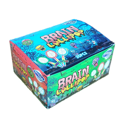 Lízátko Brain Lollipop Svítící mozky 10g 30ks