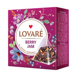 Lovaré Ovocnobylinný čaj Berry Jam 15 pyramidek