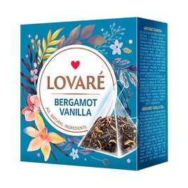 Lovaré Černý čaj Bergamot Vanilla 15 pyramidek