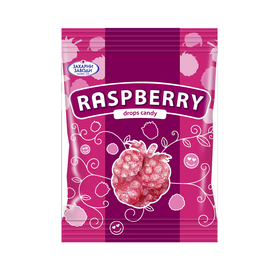 Raspberry Drops Tvrdé malinové bonbóny 90g