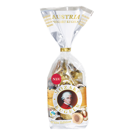 Manner Mozartovy koule bílá čokoláda sáček 231g