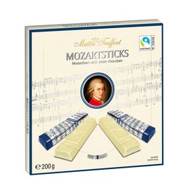 Mozart Sticks bílá čokoláda 200g