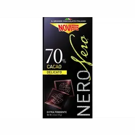 Novi Nero Hořká čokoláda 70% cacao 75g
