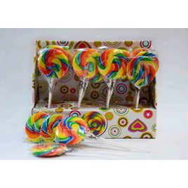 Krásné duhové lízátko Lollipop 30g 20ks