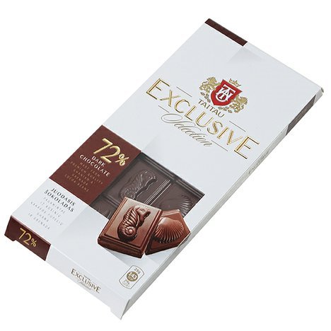 TaiTau Vysokoprocenntí hořká čokoláda 72% 100g