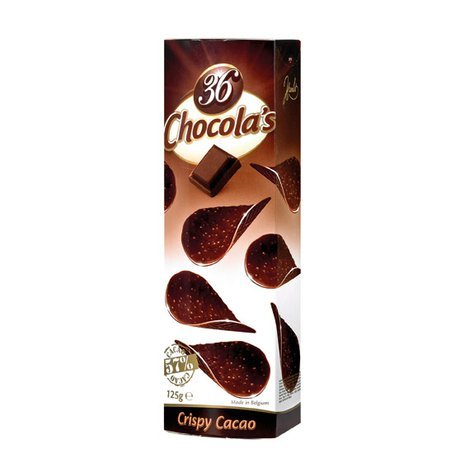 Chocola´s Crispy Cocoa 51% Čokoládové chipsy z hořké čokolády 125g