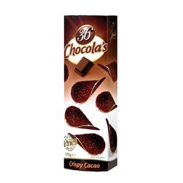 Chocola´s Crispy Cocoa 51% Čokoládové chipsy z hořké čokolády 125g