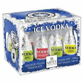 Abtey Ice Vodka Tmavá čokoláda plněná likérem 108g