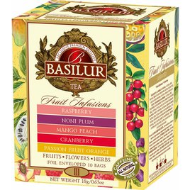 Basilur Fruit Infusions Assorted Vol.III přebal 10 gastro sáčků