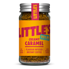 Littles Bezkofeinová káva s příchutí caramelu 50g