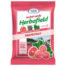 Herbafield Bylinné bonbóny s grapefruitem 75g