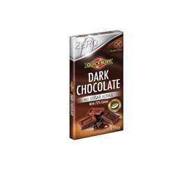 Quickbury Hořká čokoláda bez cukru a lepku 75g