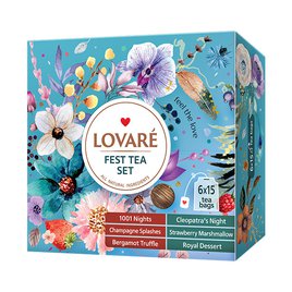 Dárková kolekce čajů Lovaré Fest Tea Set 90 sáčků