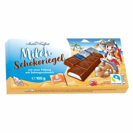 Čokoláda Mléčná čokoláda pro děti plněná smetanovou náplní  100g
