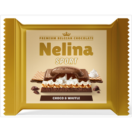 Nelina Sport Mléčná čokoláda choco waflle 55g