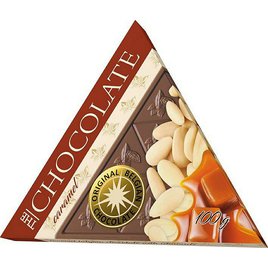 Severka Karamelová čokoláda s mandlemi 100g