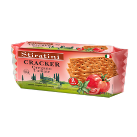 Stiratini Krekry s příchutí oregano, tomato 250g