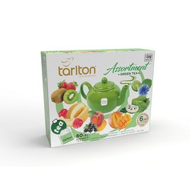 TARLTON Assortment Green Tea Kolekce zelených čajů 60x2g