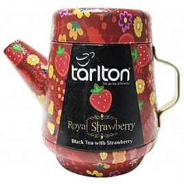 TARLTON Tea Pot Strawberry Černý čaj s příchutí jahody 100g