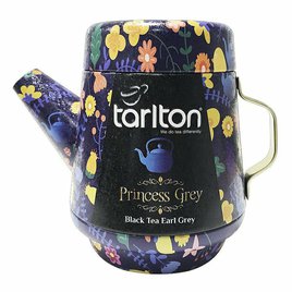 TARLTON Tea Pot Princess Grey Black Tea plech 100g