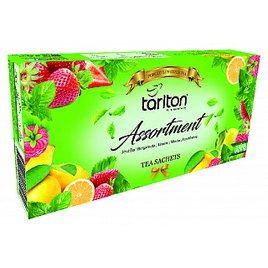 Tarlton Assortment Green Tea velká čajová kazeta 100x2g