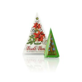 Liran Vánoční čaj pyramida Veselé Vánoce 3x2g